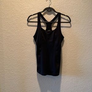 Lululemon, black racerback active tank, size 10